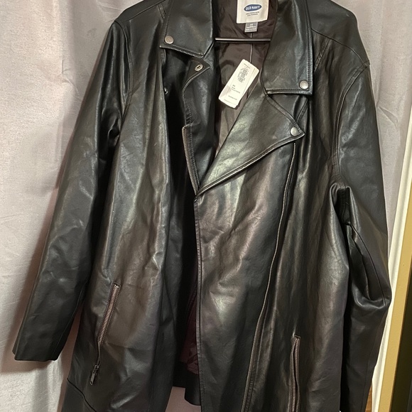 Plus Size Faux Leather Woman’s Jacket - Picture 1 of 2